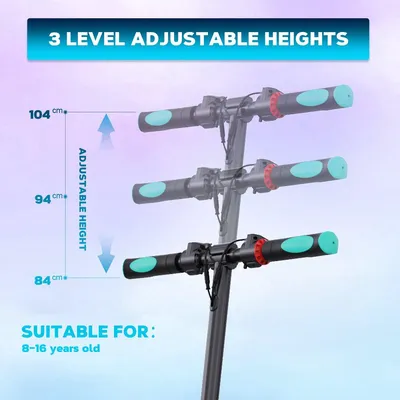 Obrázok produktu pre Elektrická kolobežka pre deti – skladacia – 250 W – maximálna rýchlosť 20 km/h – 5,5 palca – modrá