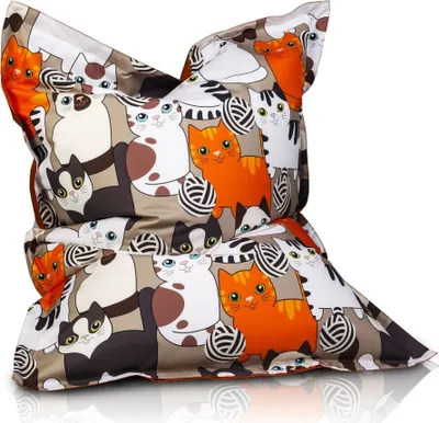 Obrázek produktu pro Ecopuf, sedací vak Pouf, sedací vak Poufsessel Pufsack pro děti, dospělé, kočky, M 100x140cm