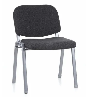 Produktbild von hjh OFFICE Vierfußstuhl XT 600 S Stoff Stuhl bis 100 kg belastbar