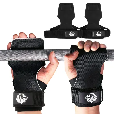 Produktbild von Handgelenkbandagen Zughilfe Griffband - Rutschfest - Wasserdicht - 29 x 23 cm - Schwarz - Für Kraftsport und Fitnessstudio