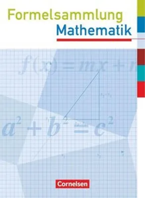 Obrázek produktu pro Formelsammlung Mathematik. Sekundarstufe I. Westliche Bundesländer (außer Bayern)