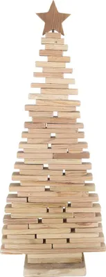 Produktbild von TrendLine Holzbaum mit Stern 30 x 10 x 75 cm