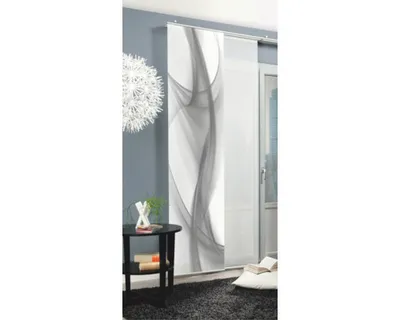 Produktbild von Home Wohnideen Schiebevorhang Dekostoff DigitaldruckClifton 1 teilig 245 x 60 cm Grau