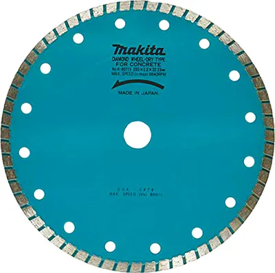 Zdjęcie produktu dla Makita Tarcza Diamentowa 230X22,23Mm Turbo (Na Sucho) Płytki