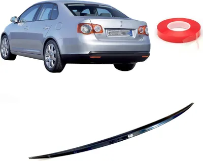Produktbild von Tylny Spoiler Bagażnika Rumplex Kompatybilny Z Vw Jetta 2006 - 2010 Tylny Spojler Tylne Skrzydło Akcesoria Do Tuningu Samochodów Tylne Skrzydło Lip Piano Black Sport