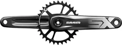 Produktbild von Sram Sx Eagle Boost Powerspline Direct Mount Kurbelgarnitur Schwarz 175 mm / 32t Schwarz 175 mm