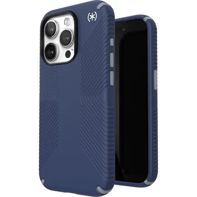 Zdjęcie produktu dla Speck Presidio2 Grip, Pokrowiec, Apple, iPhone 15 Pro, 15,5 cm (6.1"), Niebieski