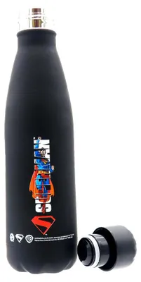 Produktbild von Superman Thermoflasche Schwarz Doppelwand