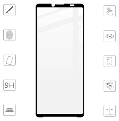 Obrázek produktu pro Pro Sony Xperia 1 VII 2x 3D Display Full LCD H9 Tvrzené sklo Boční ochrana