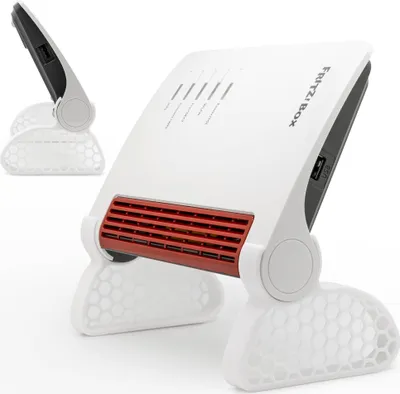 Produktbild von Ständer passend für AVM FritzBox 7690 Tischständer Router Halter Standfuß Belüftung Fuß Standfüße Aufsteller