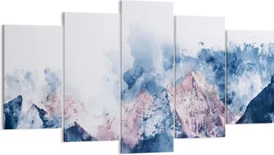 Produktbild von Bild auf Leinwand - Leinwandbild - Abstraktion modern - 160x85cm - Wand Bild - Wanddeko - Leinwanddruck - Bilder - Kunstdruck - Wanddekoration - Leinwand bilder - Wandkunst - EA160x85-3886