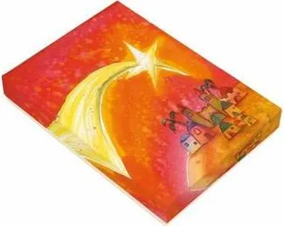 Produktbild von Weihnachts-Kartenbox mit 10 Edel-Klappkarten, 5 verschiedenen Motiven und Goldprägung