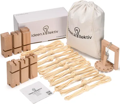 Immagine prodotto di ideen.kollektiv Fröbelturm Plus - Gioco di squadra premium per giocatori esperti, favorisce la comunicazione e il lavoro di squadra, per gruppi ed eventi