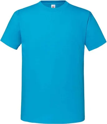Image de Fruit of the Loom - "Iconic 195 Premium" T-Shirt für Herren FK2657 (L) (Azure Blau)