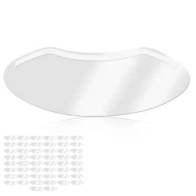 Productafbeelding van Wegwerp gezichtsschermen – 50 transparante beschermingsschermen voor cosmetische behandelingen, wimperextensions en het gebruik van haarlak