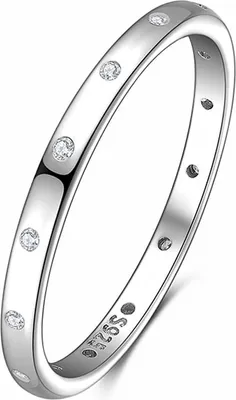 Image de Bague classique en argent 925, taille 17