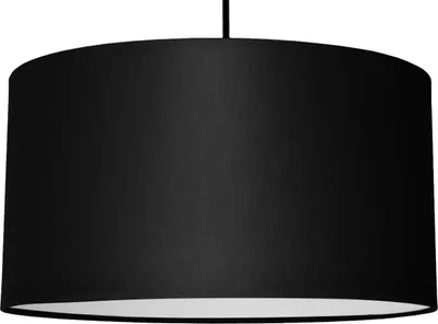 Produktbild von Pendelleuchte mit Stoff Lampenschirm 40 cm – Moderne Hängelampe Deckenlampe LED Design