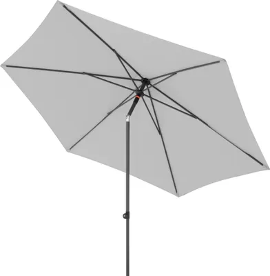 Produktbild von Doppler myZone 300 Mittelmastschirm Push-Up rund 300 cm Sonnenschirm 6 Farben 461591 827 Hellgrau
