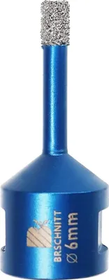 Produktbild von Lötbohrer, 6mm Diamantbohrer für Fliesen, Glas, Porzellan, Marmor, Granit, für Fliesen Porzellan Keramik Marmor Granit Bohrungen