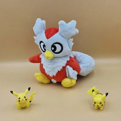 Produktbild von Pokemon Botogel Kuscheltier - 16 cm Plüschtier Delibird