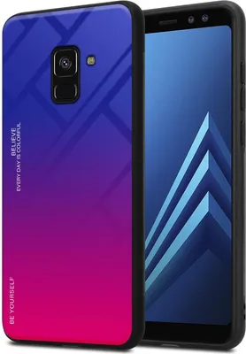 Zdjęcie produktu dla Cadorabo DE-151786, Samsung, Samsung Galaxy A8 2018, Liliowy