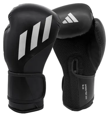 Produktbild von Adidas Speed Tilt 200 Boxhandschuhe - Schwarz/Weiß - 16 oz.