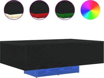 Obrázek produktu pro vidaXL Konferenční stolek černý dubový vzhled 85 x 55 x 31 cm materiál na bázi dřeva