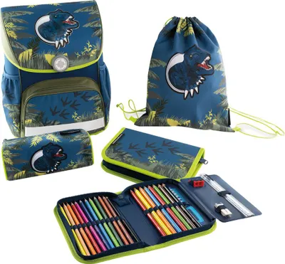 Produktbild von EBERHARD FABER Schulranzen-Set EFAlino Dinosaurier 4-teilig