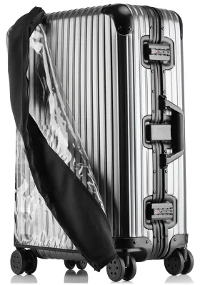 Productafbeelding van Transparante PVC Kofferhoezen, Kofferbeschermhoes, Zwart, 24
