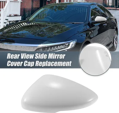 Image de Coque de remplacement pour rétroviseur extérieur gauche blanc pour Honda Accord 2018-2020 avec clignotants intégrés - Accessoires de protection pour miroir de rétroviseur
