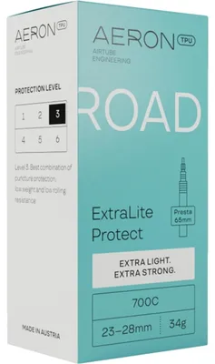 Zdjęcie produktu dla Dętka Aeron Road Extralite Protect 23–28 mm TPU