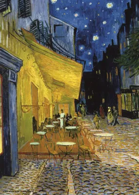 Produktbild von Puzzelman Puzzle Vincent van Gogh Caféterrasse bei Nacht 1000 Teile
