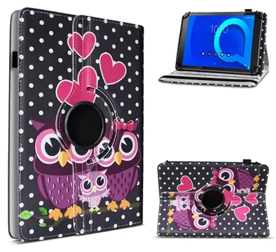 Produktbild von Tablet Hülle für Telekom T Tablet Tasche Schutzhülle Case 360 Grad Drehbar CoverFarbe 360 Uni:Motiv 5