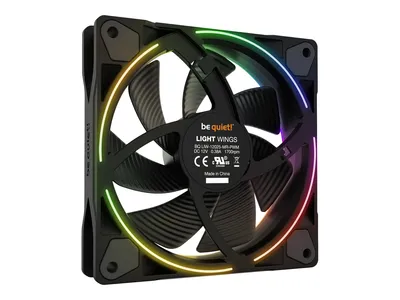 Obrázek produktu pro Be Quiet! Light Wings - Gehäuselüfter - PWM - 120 mm - Schwarz (Packung mit 3)