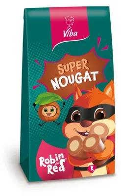 Produktbild von Viba Robin Red Schicht-Nougat Beutel, 100g