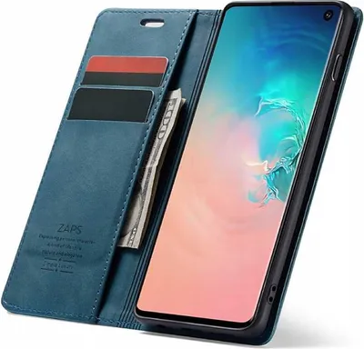 Immagine prodotto di SPACECASE Custodia flip a portafoglio per Galaxy S10e Blu