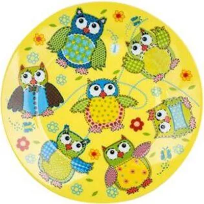 Zdjęcie produktu dla talerz deserowy 20cm Sowa ceramiczny