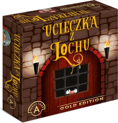 Produktbild von Das Spiel „Flucht aus dem Verlies“: Ein Brettspiel für Familien, ein Strategiespiel von Alexander
