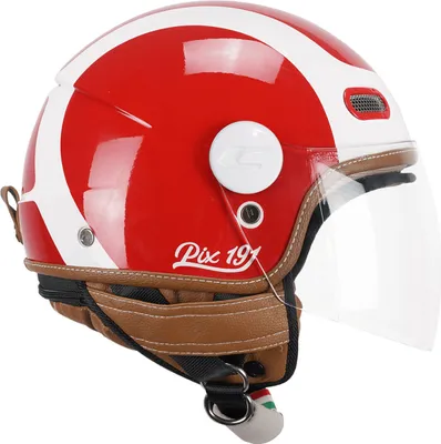 Immagine prodotto di Casco Jet CGM 191G PIX SPRINT Rosso-Bianco Visiera lunga taglia L