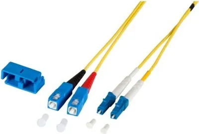 Produktbild von OS2 duplex Glasfaserkabel LC-SC 3m