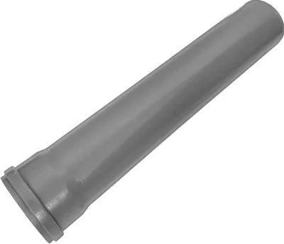 Produktbild von HT-Rohr DN 50 1000 mm mit Dichtung Abwasserrohr Abflussrohr Grau PP Kunststoff | Abflußrohrsystem DN 50x1000mm Ablauf | Kanalrohrsystem | komplettes