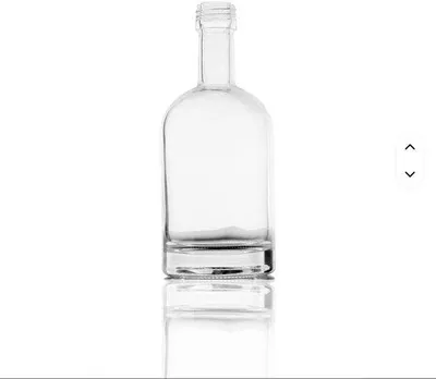 Zdjęcie produktu dla Szklane butelki - przezroczyste - 350 ml - Zestaw 6 butelek wielokrotnego użytku z zakrętką - Do napojów i dekoracji