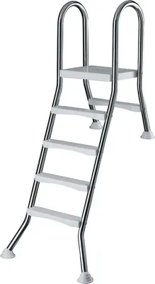 Produktbild von IDEAL Hochbeckenleiter 4/1-stufig für Beckenhöhe 1,20/0,40m (V2A 1.4301)