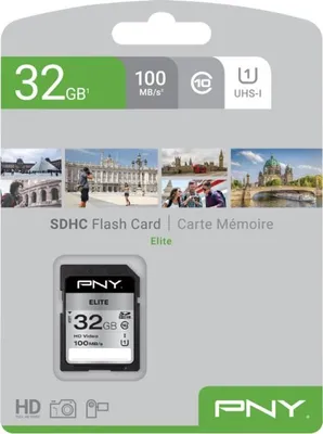 Produktbild von PNY Elite - Flash-Speicherkarte - 32 GB - UHS-I U1 / Class10