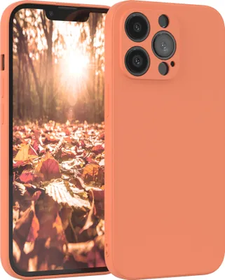Produktbild von EAZY CASE - TPU Hülle für Apple iPhone 13 Pro, TPU Case stoßfeste Handyhülle, weiches Cover mit Kameraschutz, Silikonhülle in Orange