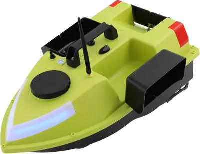 Produktbild von Futterboot für Karpfenangeln - Ferngesteuertes Köderboot - Doppelmotor - 99 Wegpunkte - Reichweite 600 m - ABS-Rumpf - Grün