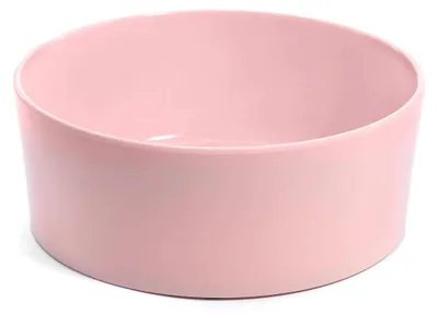 Immagine prodotto di Ciotola in melamina rosa, diametro 21 cm, capacità 2,1 litri, per cani e gatti, con superficie antiscivolo