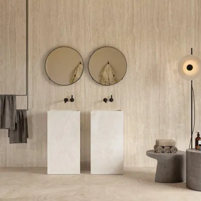 Produktbild von CASA39 Fliesen Travertin Weiss 120x120 cm Provenza Unique Travertine