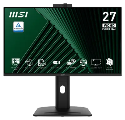 Produktbild von MSI PRO MP275QPDG Computerbildschirm 68,6 cm (27") 2560 x 1440 Pixel Wide Quad HD LCD Schwarz