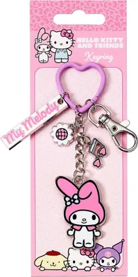 Zdjęcie produktu dla Brelok Hello Kitty My Melody, uroczy wzór, idealny prezent